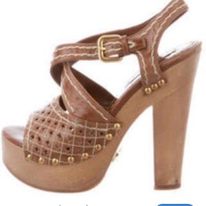 Prada platform heels